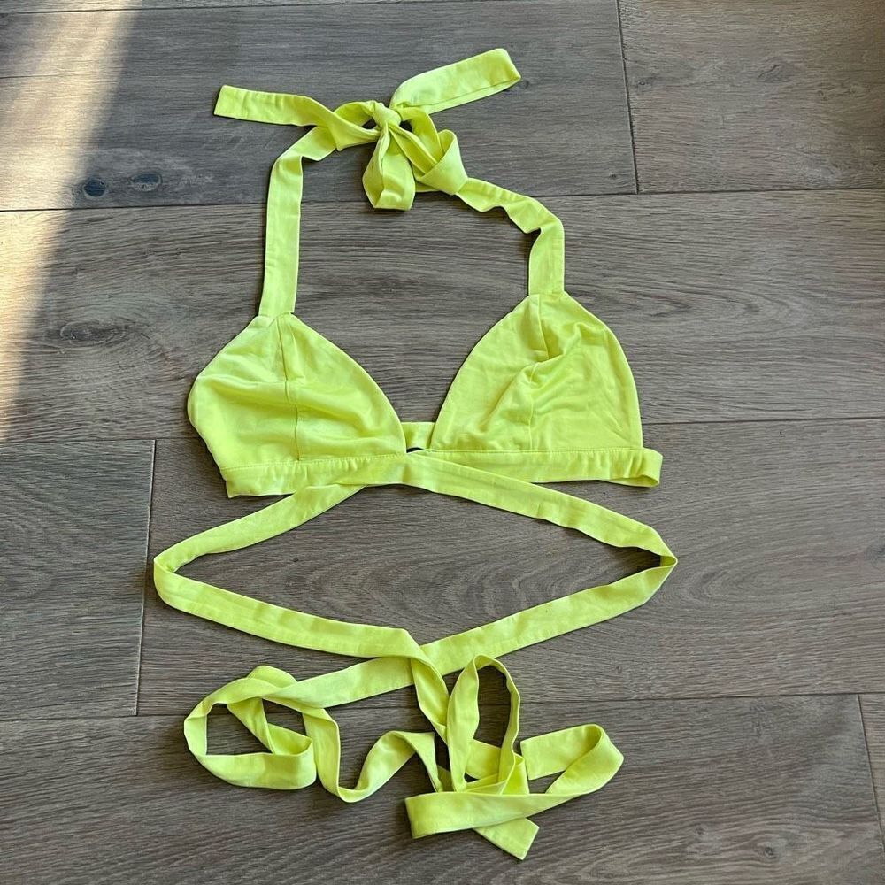 Lovers and Friends Tie Up Top in yellow Size S - Picture 3 of 4